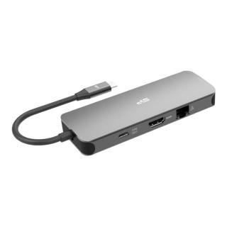 Stacja dokująca Silicon Power SR30 8in1 HDMI SD USB-C USB-A RJ45 PD 100W