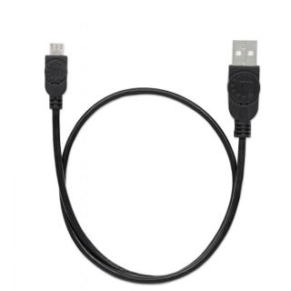 Kabel Manhattan USB 2.0 A-Micro B M/M 0,5m, czarny