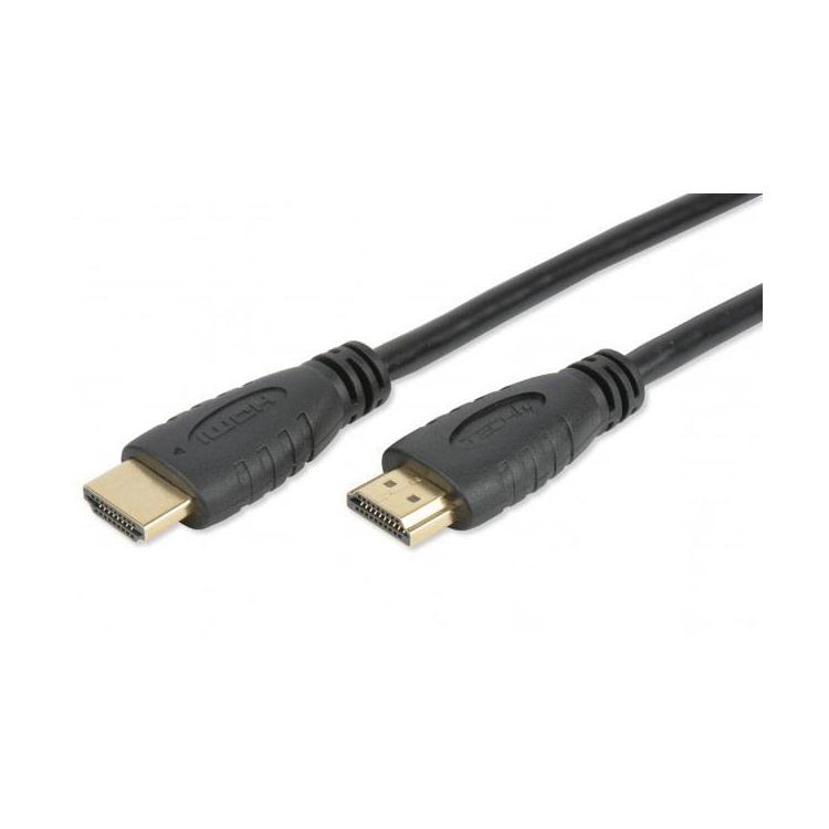 Kabel HDMI Techly HDMI-HDMI M/M Ethernet 3D 4K, 1m, czarny