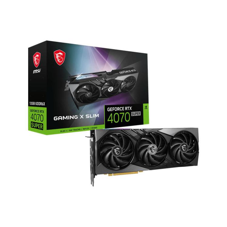 Karta graficzna RTX 4070 SUPER 12G GAMING X SLIM GDDRX6 192bit