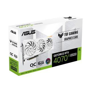 Karta graficzna ASUS TUF Gaming RTX 4070 Ti SUPER OC 16GB WHITE