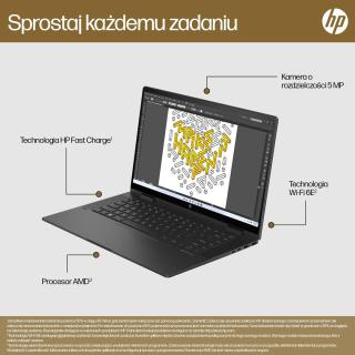 HP ENVY x360 15-fh0006nw Ryzen 5 7530U 15.6"FHD Touch IPS 250nits 16GB LPDDR4 SSD512 Radeon Integrated Graphics No ODD Win11 2Y