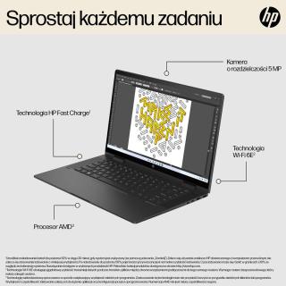 HP ENVY x360 15-fh0006nw Ryzen 5 7530U 15.6"FHD Touch IPS 250nits 16GB LPDDR4 SSD512 Radeon Integrated Graphics No ODD Win11 2Y