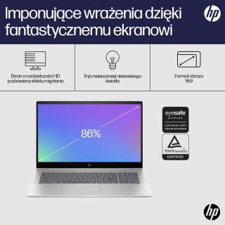 HP Envy 17-cw0229nw i5-13500H 17.3"FHD IPS 300nits 16GB DDR4 SSD512 Intel Iris Xe IR Camera Win11 2Y Natural Silver