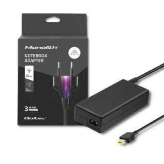 Zasilacz sieciowy Qoltec do Lenovo 45W 20V 2,25A SlimTip+pin