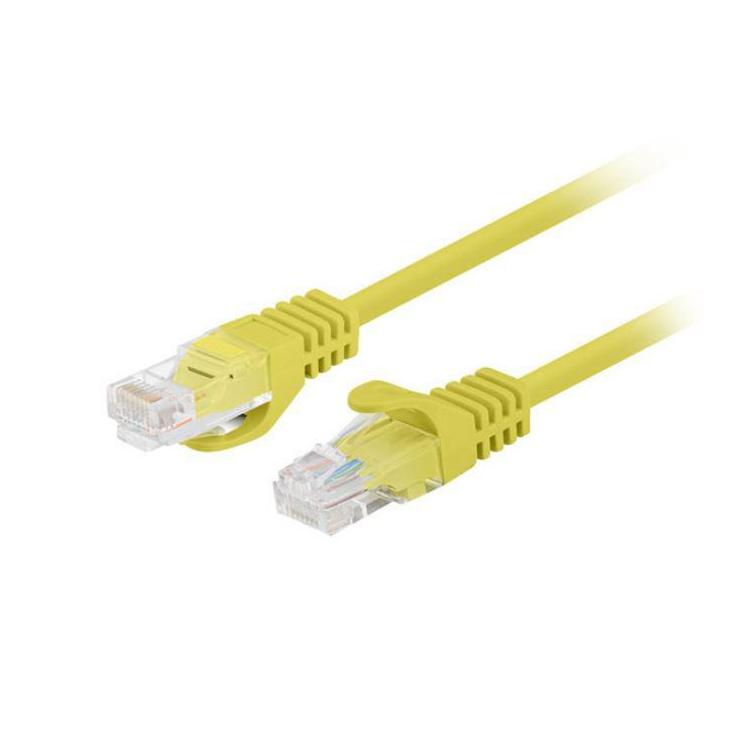 Patchcord kat.5e UTP 1m żółty 10-pak PCU5-20CC-010