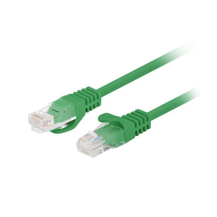 Patchcord kat.5e UTP 1.5m zielony 10-pak PCU5-20CC-01