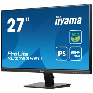 Monitor 27 cali ProLite XU2763HSU-B1 IPS,100HZ,ECO,3ms,SLIM,HDMI,DP,2x USB3.2 TCO,EPEAT