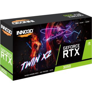 Karta graficzna INNO3D GeForce RTX 3050 TWIN X2 8GB GDDR6