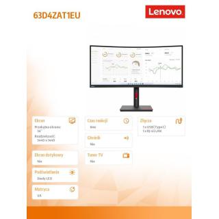 Monitor 34.0 ThinkVision T34w-30 WLED LCD 63D4ZAT1EU