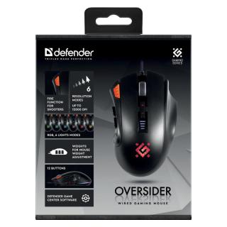 DEFENDER MYSZ GM-917 OVERSIDER RGB OPTIC 12000DPI 12P 52917