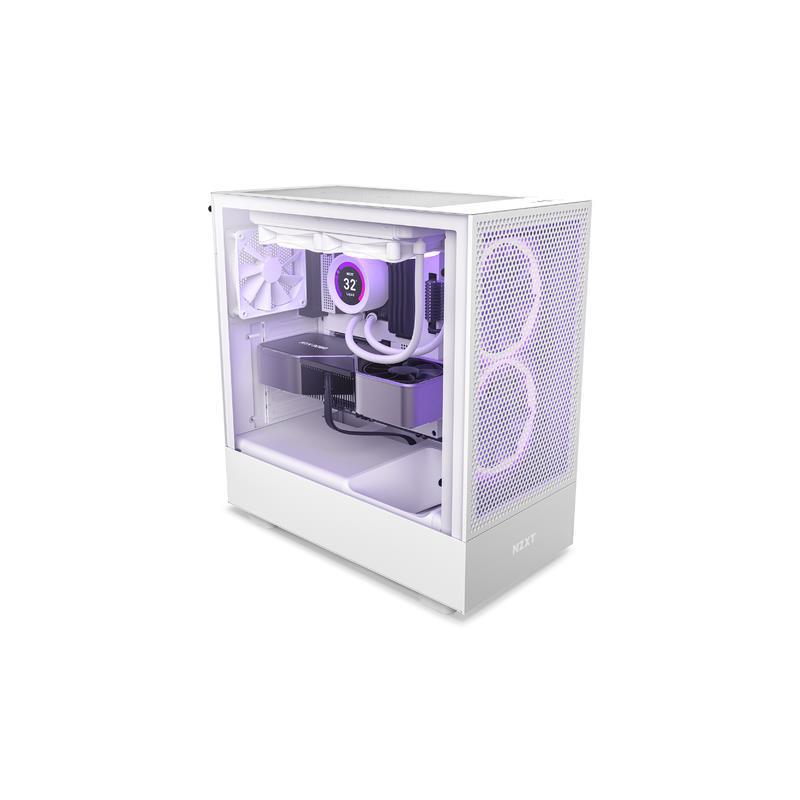 Obudowa NZXT H5 Flow Midi Tower biała z oknem