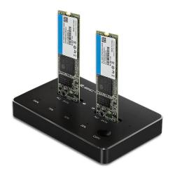 QOLTEC STACJA DOKUJĄCA DYSKÓW 2X SSD M.2 SATA | NGFF |...