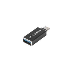 Adapter Lanberg USB type-C(F) - USB-A(F) 3.1 czarny