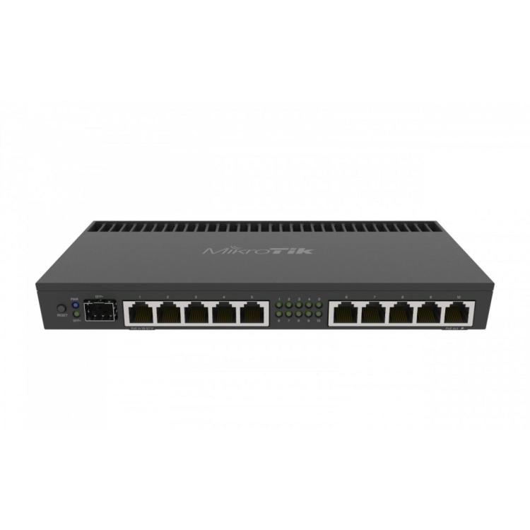 Router xDSL 10xGbE PoE RB4011iGS+RM