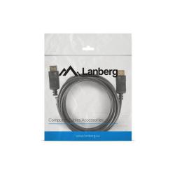 Kabel DisplayPort Lanberg M/M 3m 4K v1.2 czarny