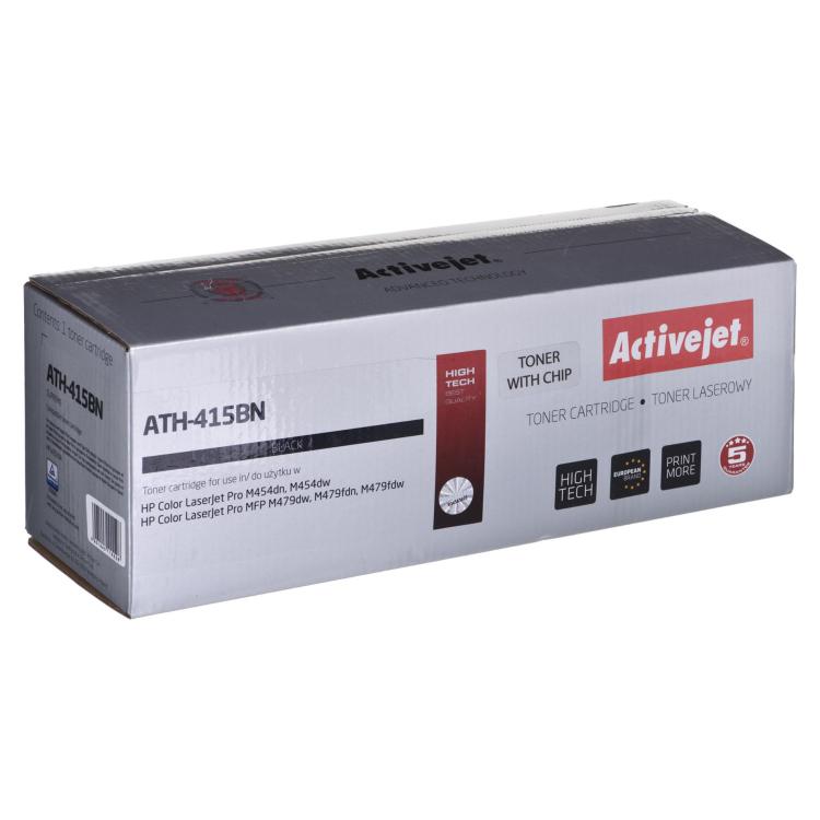 Activejet ATH-415BN Toner (zamiennik HP 415A W2030A Supreme 2400 stron czarny) z chipem