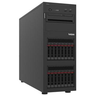 Lenovo ThinkSystem ST250 V2 Xeon E-2356G (6C 3.2GHz 12MB Cache/80W), 1x16GB, O/B, 2.5" HS (8), Software RAID, HS 750W Titanium,