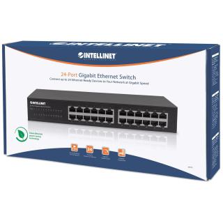 INTELLINET GIGABIT SWITCH 24X 10/100/1000 RJ45 DES