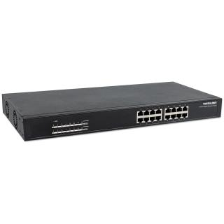 INTELLINET SWITCH GIGABIT 16X 1000MBPS RJ45 POE/PO