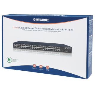 INTELLINET SWITCH 48-PORTOWY ZARZĄDZALNY GIGABIT R