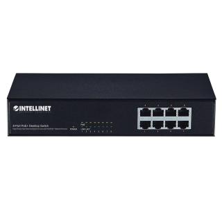 INTELLINET SWITCH ETHERNET 8X 10/100MBPS RJ45 POE/