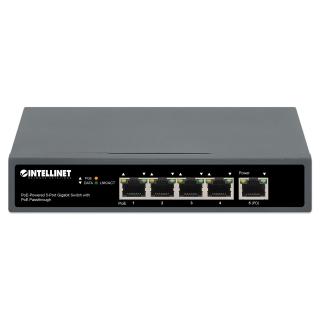 INTELLINET SWITCH GIGABIT 5X POE PASSTHROUGH ZASIL