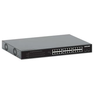 INTELLINET SWITCH GIGABIT 24-PORTOWY POE+ Z 2 PORT