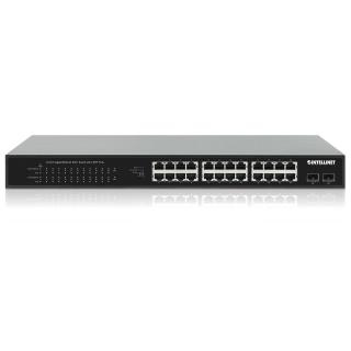 INTELLINET SWITCH GIGABIT 24-PORTOWY POE+ Z 2 PORT