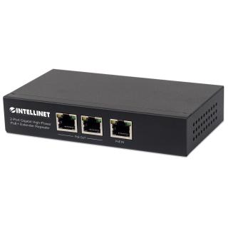 INTELLINET EXTENDER POE+ 2-PORTOWY GIGABIT 802.3AT