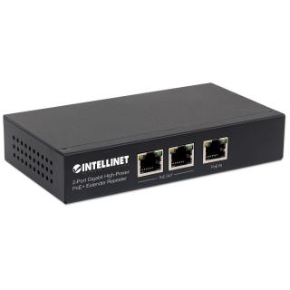 INTELLINET EXTENDER POE+ 2-PORTOWY GIGABIT 802.3AT