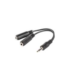 Kabel adapter Lanberg Minijack 3,5mm (M) - 2x Minijack...