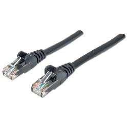 PatchCord 100% miedź Intellinet Cat.5e UTP, 0,5m, czarny