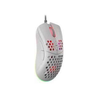 Mysz Krypton 555 8000DPI podświetlenie RGB Biała