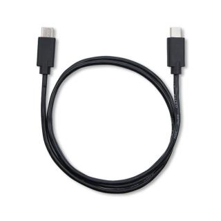 Kabel USB Qoltec 2.0 typ C męski | USB 2.0 typ C męski | 0.5m | Czarny