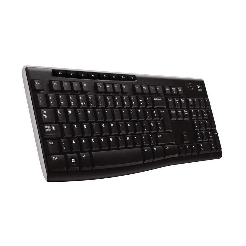 Klawiatura bezprzewodowa Logitech K270 czarna