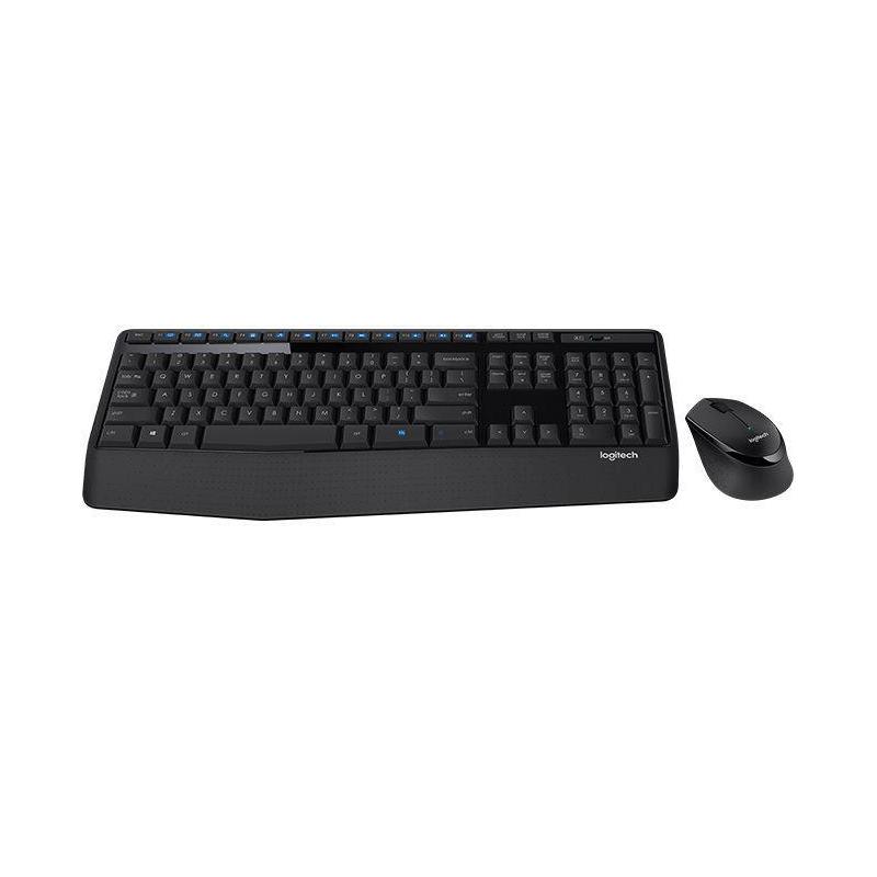 Zestaw bezprzewodowy klawiatura + mysz Logitech Wireless Combo MK345 czarny