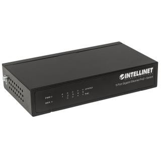 Switch Gigabit 5 portów RJ45 POE+, desktop