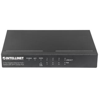 Switch Gigabit 5-portowy PoE+ ze slotem SFP Combo