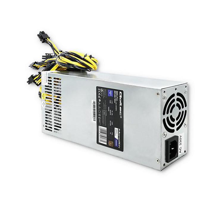 Qoltec Zasilacz PCI-E Smart 1600W | 80 Plus Gold | Data mining