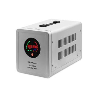 Qoltec Zasilacz awaryjny Pure Sine Wave UPS | 1000VA |...