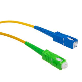 Patchcord światłowód kabel Maclean, SC/APC-SC/UPC SM 9/125 LSZH, jednomodowy, długość 1m, simplex, G657A2, MCTV-401