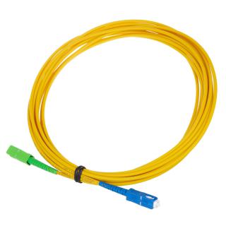 Patchcord światłowód kabel Maclean, SC/APC-SC/UPC SM 9/125 LSZH, jednomodowy, długość 5m, simplex, G657A2, MCTV-403