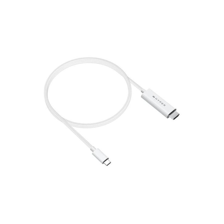 Kabel USB-C do HDMI 4K 60Hz biały