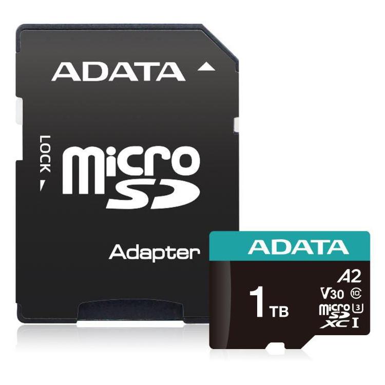 Micro SD PremierPro 1TB UHS1 U3 V30 100/85 MB/s + adapter