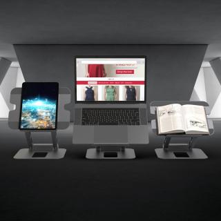 Podstawka ergonomiczna do notebooka ze stacją dokującą j5create Multi-Angle Dual HDMI Docking Stand USB-C 2xHDMI/2xUSB