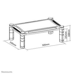 Podstawka Neomounts NSMONITOR20 10"-32" max 10 kg Czarny