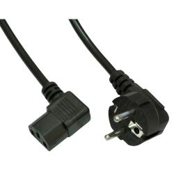 Kabel zasilający Akyga AK-PC-02A CEE 7/7 - IEC C13 kątowy...