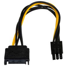 Kabel adapter Akyga AK-CA-30 SATA (M) - PCI-Express 6-pin...