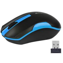 Mysz bezprzewodowa A4Tech V-TRACK G3-200N-1 Black+Blue WRLS